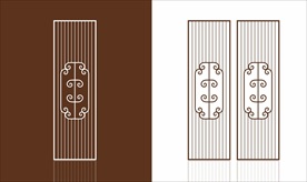 新中式铁艺雕花