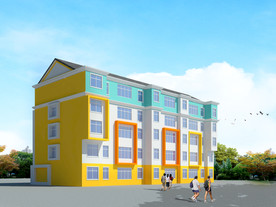 幼儿园建筑外观设计案例效果图