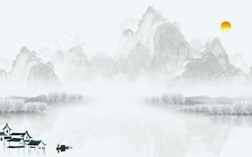 高清 新款山水新画 TIF分层