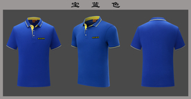 翻领polo短袖T恤样机图片