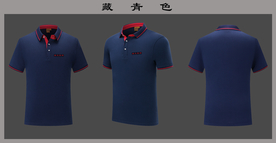 翻领polo短袖T恤样机图片