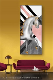 高档质感马匹装饰画