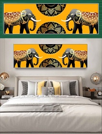 新中式大象民族风装饰画
