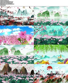 1842笑纳歌曲舞蹈led背景