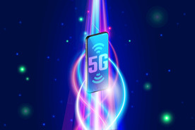 5G手机背景