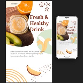 果汁饮品海报