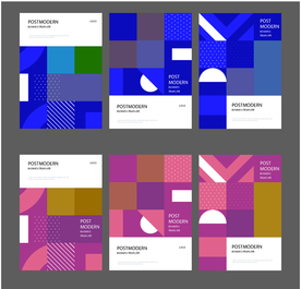 几何图形 海报装饰画矢量