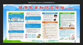 健康教育知识宣传栏-夏季篇