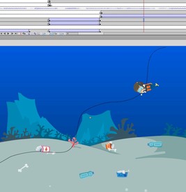 环保海洋探索10秒cs6动画