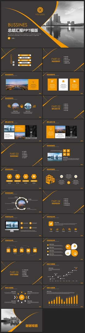 商务会议汇报项目介绍PPT