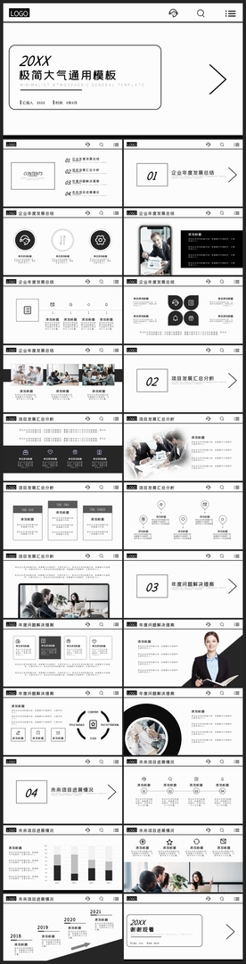 商务会议汇报项目介绍PPT