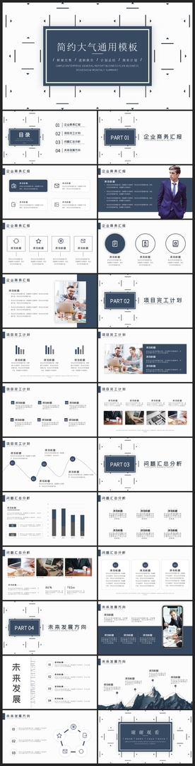 商务会议汇报项目介绍PPT
