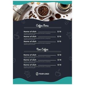 咖啡饮品餐牌菜单