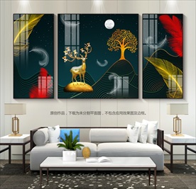 现代简约轻奢装饰画无框画