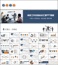 商务会议汇报项目介绍PPT