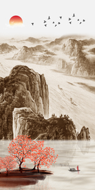 中式玄关装饰画