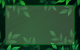 卡通装饰插画绿色植物背景