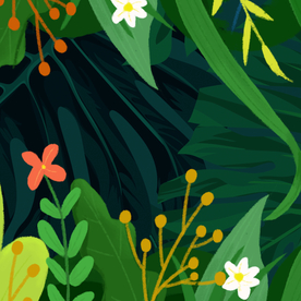 绿色装饰植物背景