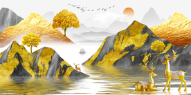 金山麋鹿发财树