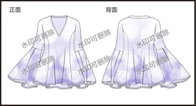 服装设计连衣裙