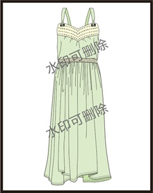服装设计连衣裙