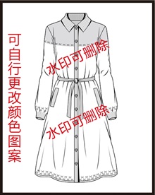 服装设计连衣裙