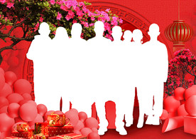 全家福场景模板