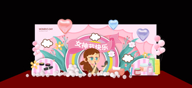 女神节主题背景