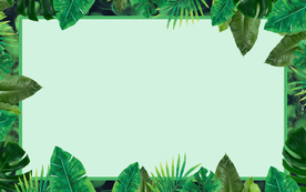 绿色装饰展板背景