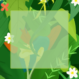 绿色装饰边框背景