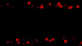 福字遮罩边框前景装饰视频带通道