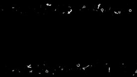 小写字母遮罩边框前景装饰视频带