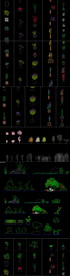 植物景观CAD图库