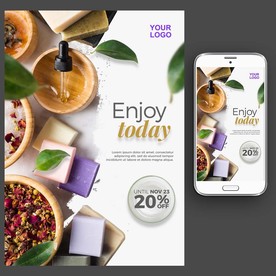 美容按摩spa海报