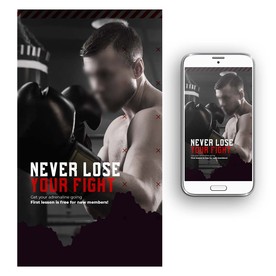 自由搏击拳击海报