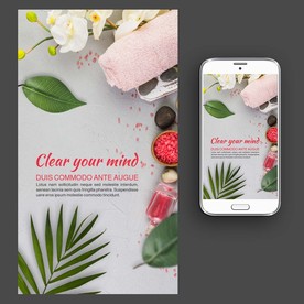 美容按摩spa海报