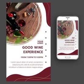高端红酒海报