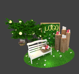 商场护肤品陈列装饰