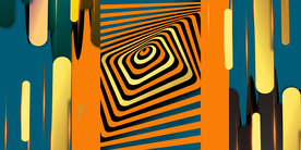 抽象几何三联画