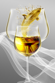 餐厅酒杯装饰画