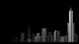 房地产银色城市素材