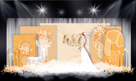 橘色系主题婚礼