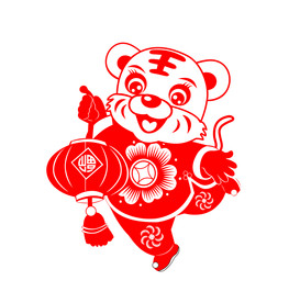 虎年剪纸