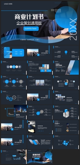 商务会议汇报项目介绍PPT