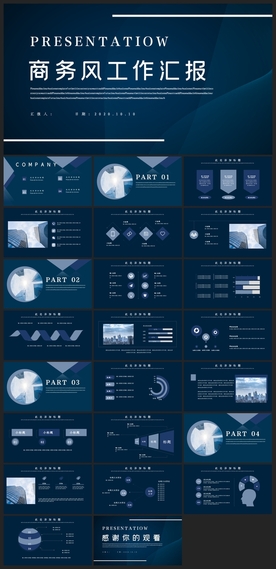 商务会议汇报项目介绍PPT