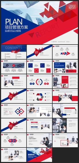 商务会议汇报项目介绍PPT