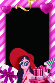 38女神节拍照框