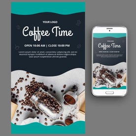 咖啡饮品海报图片