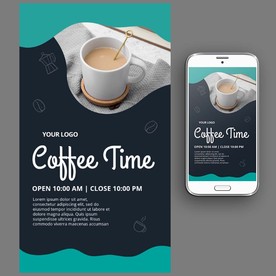 咖啡饮品海报图片
