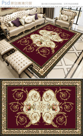 欧式复古地毯